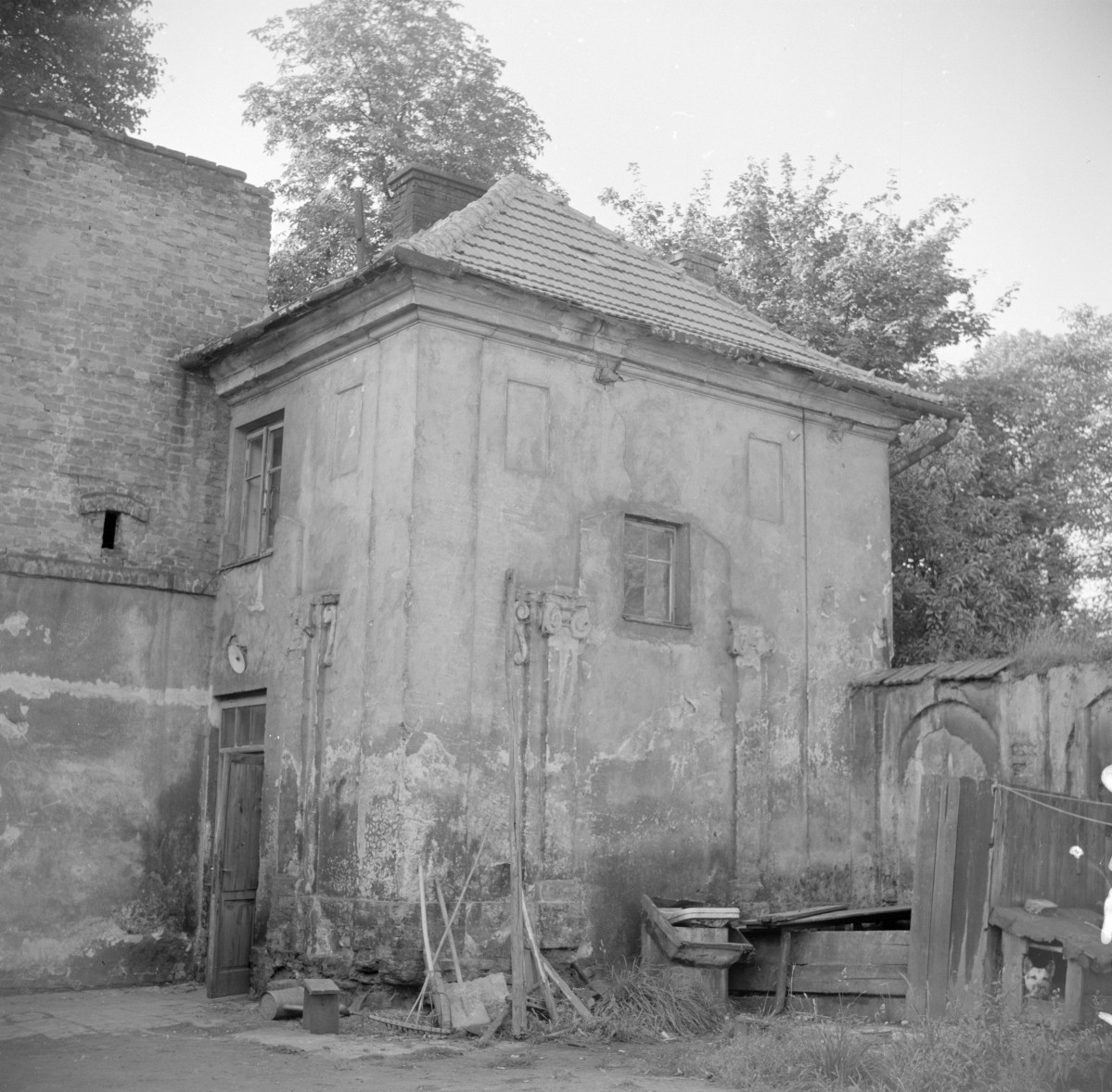kamienica - oficyna, elewacja, skan 1
