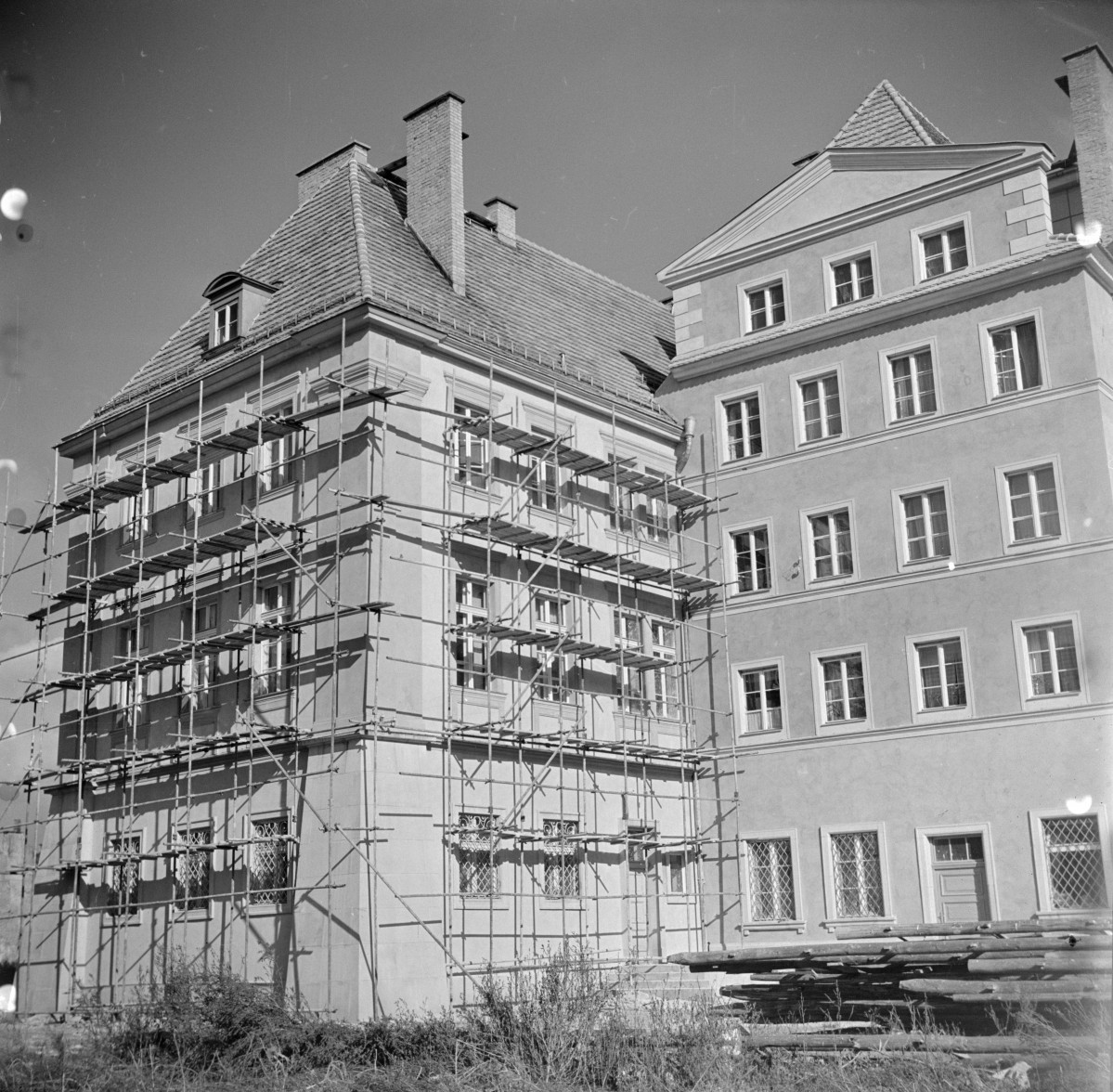 kamienice przy rynku - elewacja, skan 1