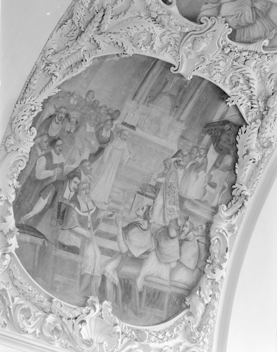 Kościół pw. NMP i św. Mikołaja - fragment polichromii i dekor, skan 1