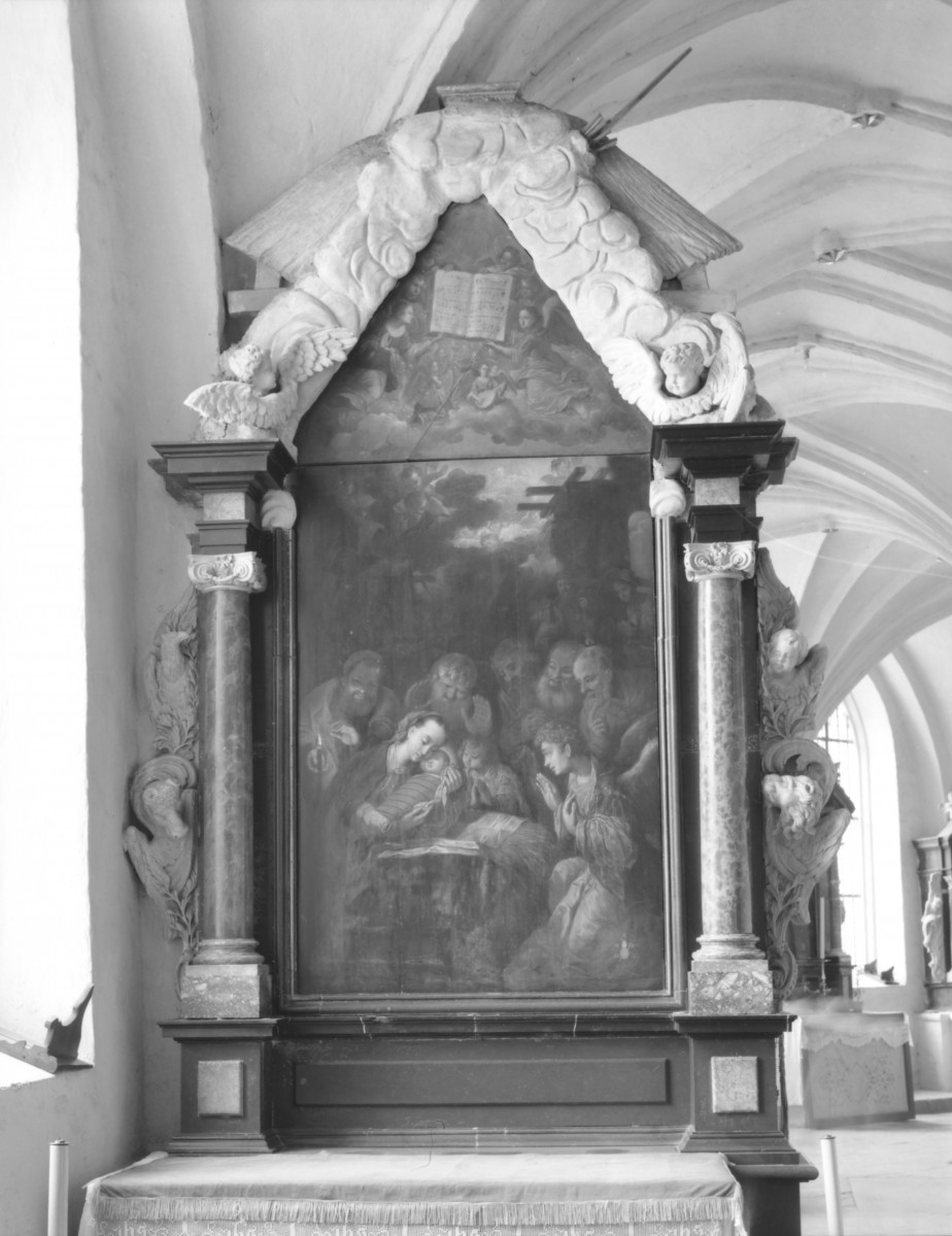 kościół M.B. Królowej - ołtarz boczny "Czterech ewangelistów" , skan 1
