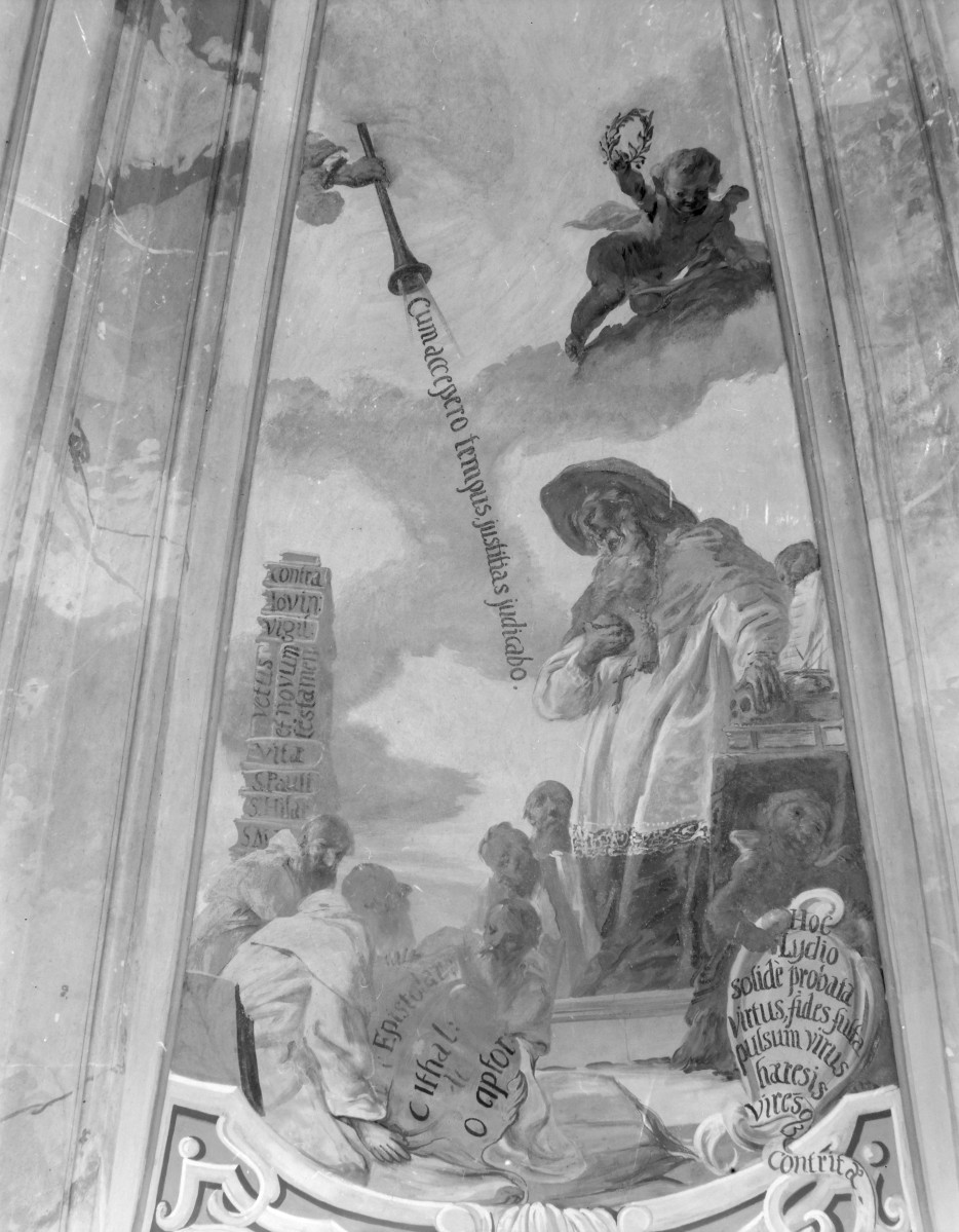 Kościół pw. NMP i św. Mikołaja - fragment polichromii, skan 1