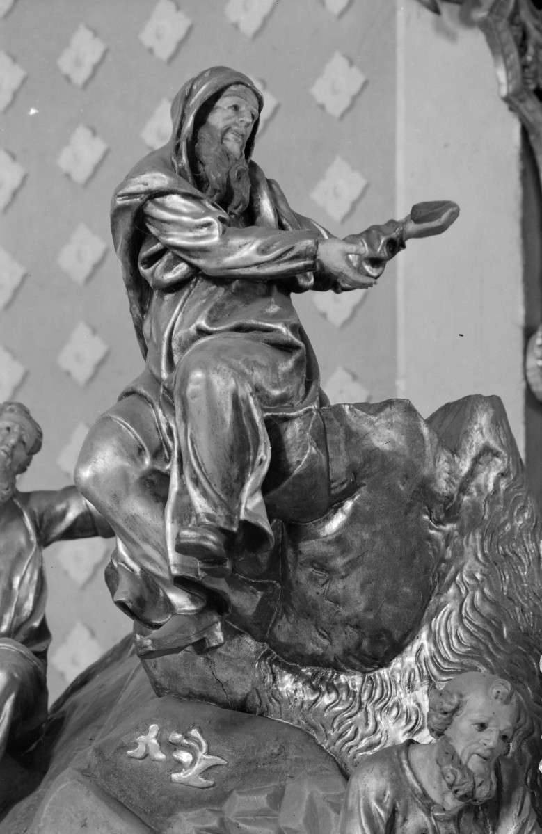 kościół pw. Jana Chrzciciela - Sanktuarium Matki Bożej Grodowieckiej – Jutrzenki Nadziei - wnętrze - ambona - fragment, skan 1