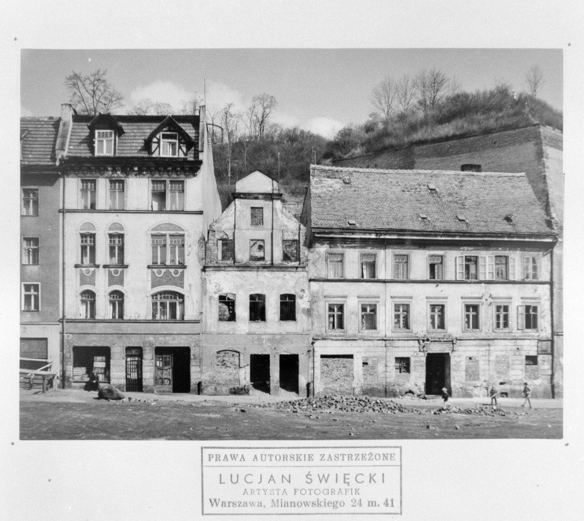 kamienice - elewacja, skan 1