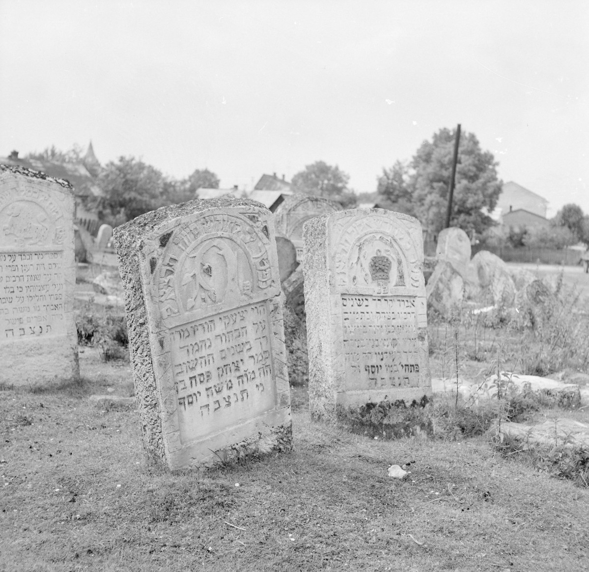 Cmentarz, Kirkut - macewy, skan 1