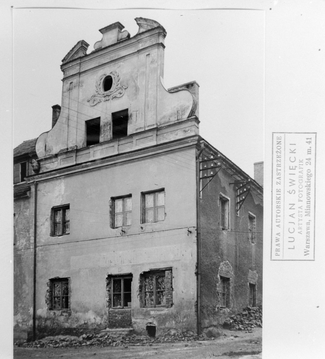 rynek - kamienica, fasada, skan 1