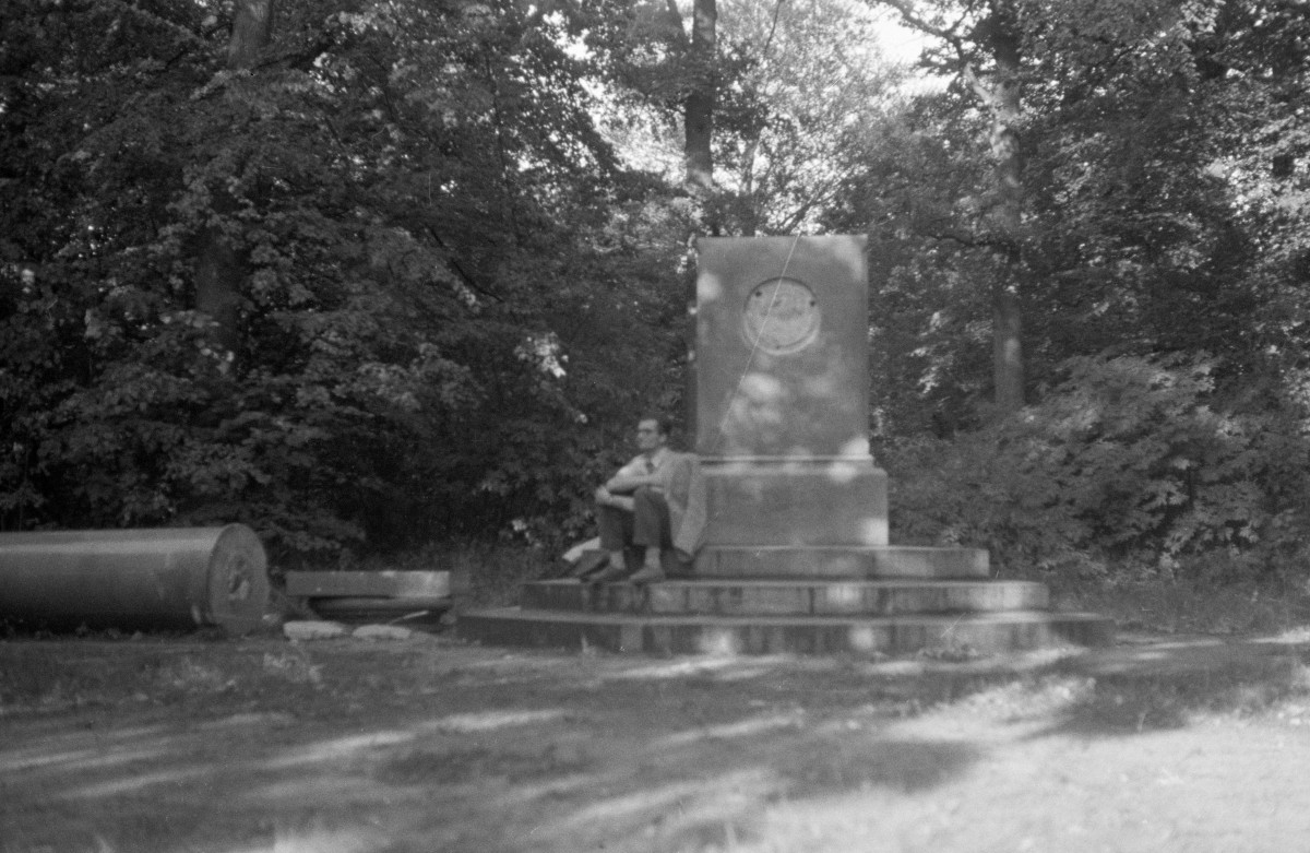 pałac Marianny Orańskiej - park krajobrazowy - pomnik Bogini Zwycieństwa, skan 1