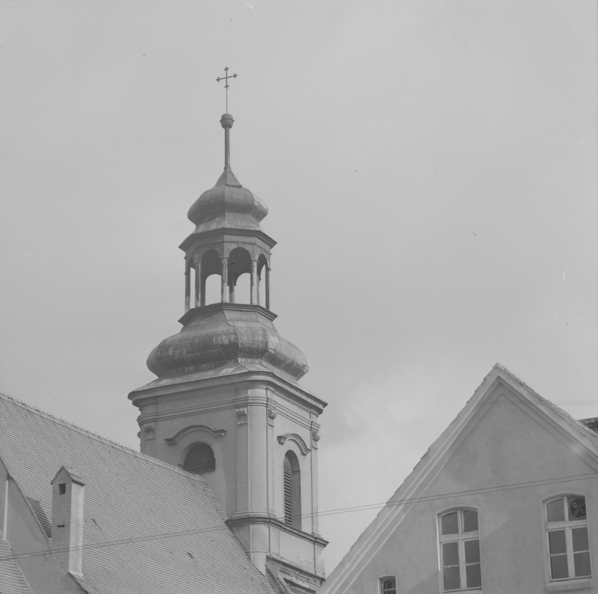 kościół pod wezwaniem św. Józefa - wieża, część górna, skan 1