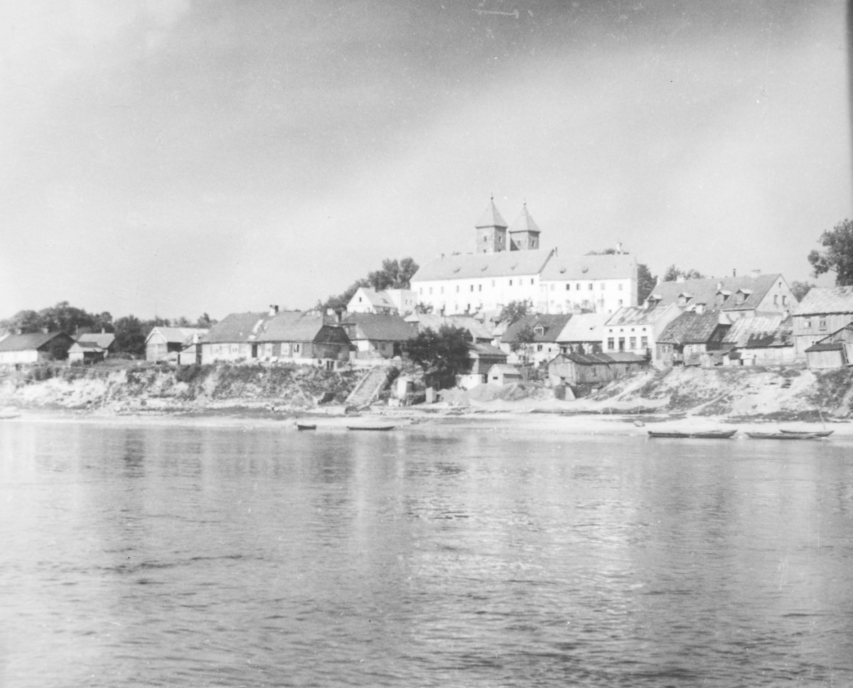 panorama miasta od strony Wisły, skan 1