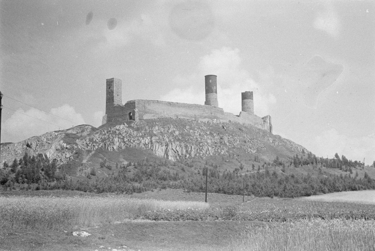 zamek królewski - widok ogólny, skan 1