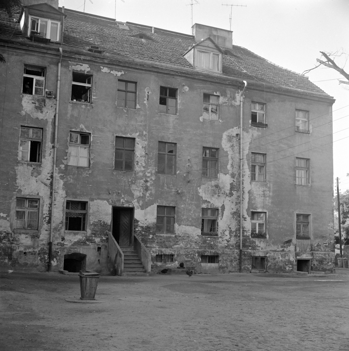 kamienica - elewacja od podwórza, skan 1