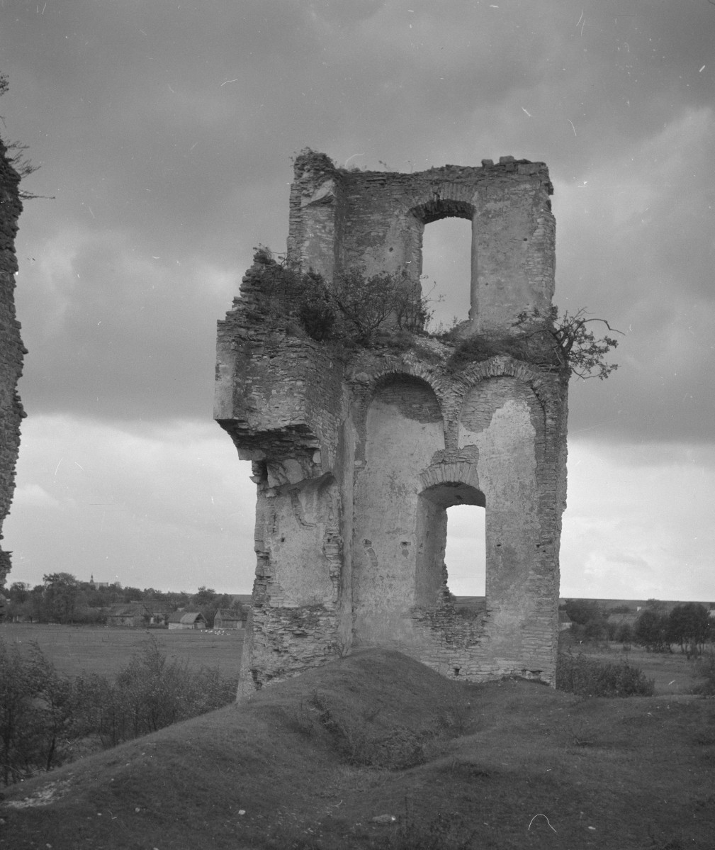 fragment ruin zamku - widok ogólny, skan 1
