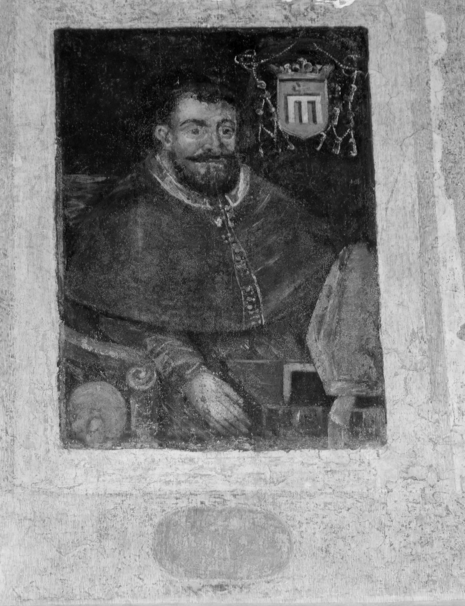 pałac Biskupów Krakowskich - Izba Stołowa Górna /sala portretowa/ /I p./ - ściana południowa - Andrzeja Zebrzydowskiego, skan 1