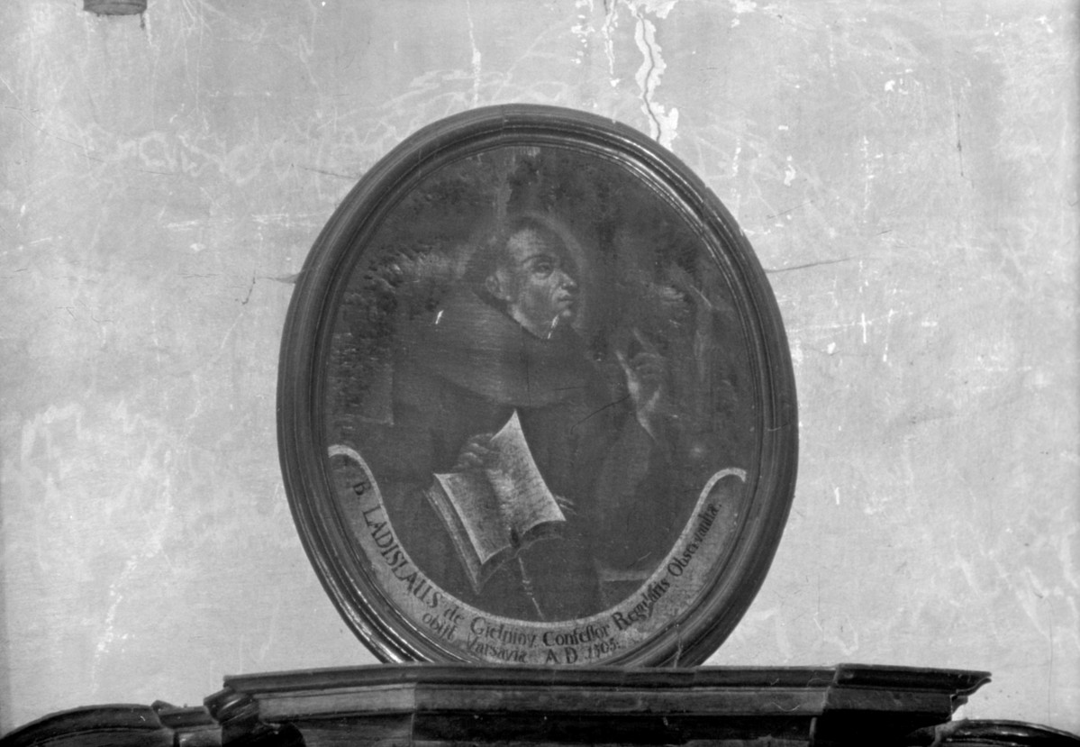 Kościół św. Anny - wnętrze: sala za prezbiterium, obraz., skan 1