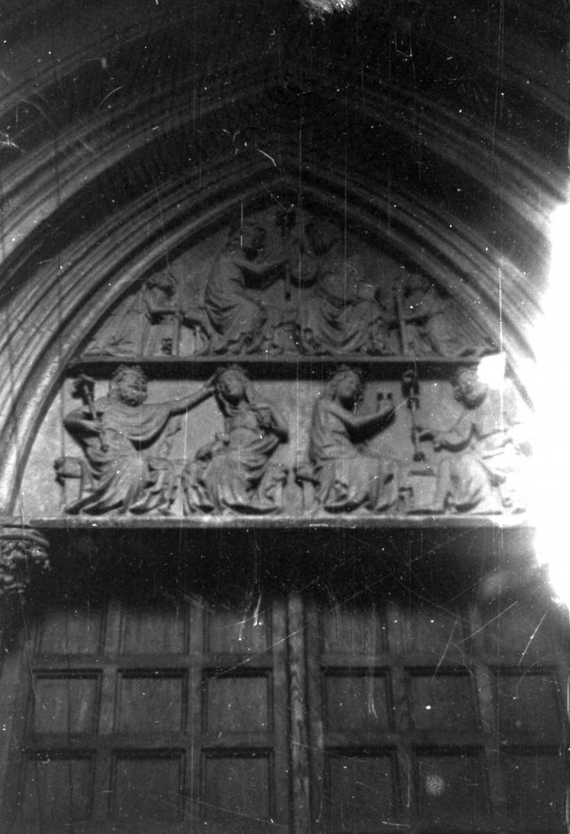 kościół parafialny - portal północny tympanon, skan 1
