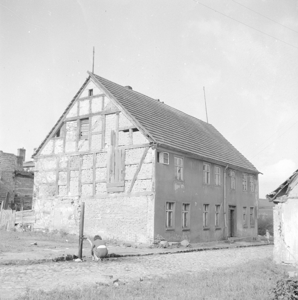 dom - elewacja ryglowa, skan 1