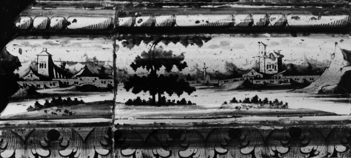 ratusz - wnętrze, piec kaflowy, skan 1