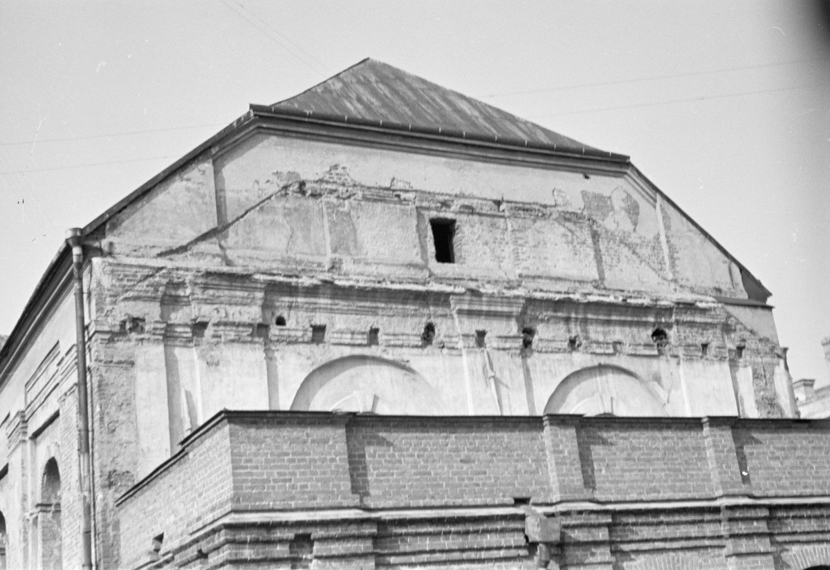 elewacja boczna Synagogi w Zamościu, skan 1