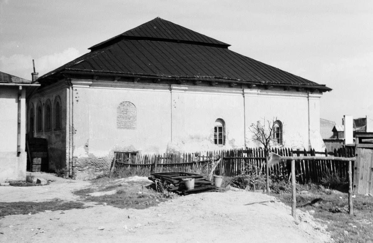 Wielka synagoga - elewacja tylna , skan 1