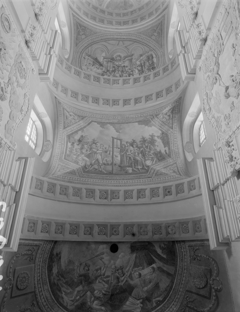 Bazylika Wniebowzięcia NMP - wnętrze: sklepienie nawy głównej. , skan 1