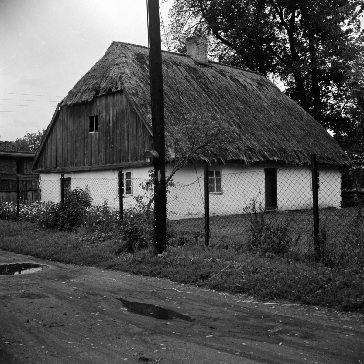 chata - widok ogólny, dach naczółkowy, skan 1