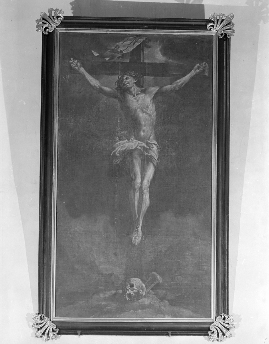Kościół parafialny pw. Wniebowzięcia NMP i św. Mikołaja - obraz "Ukrzyżowanie", skan 1