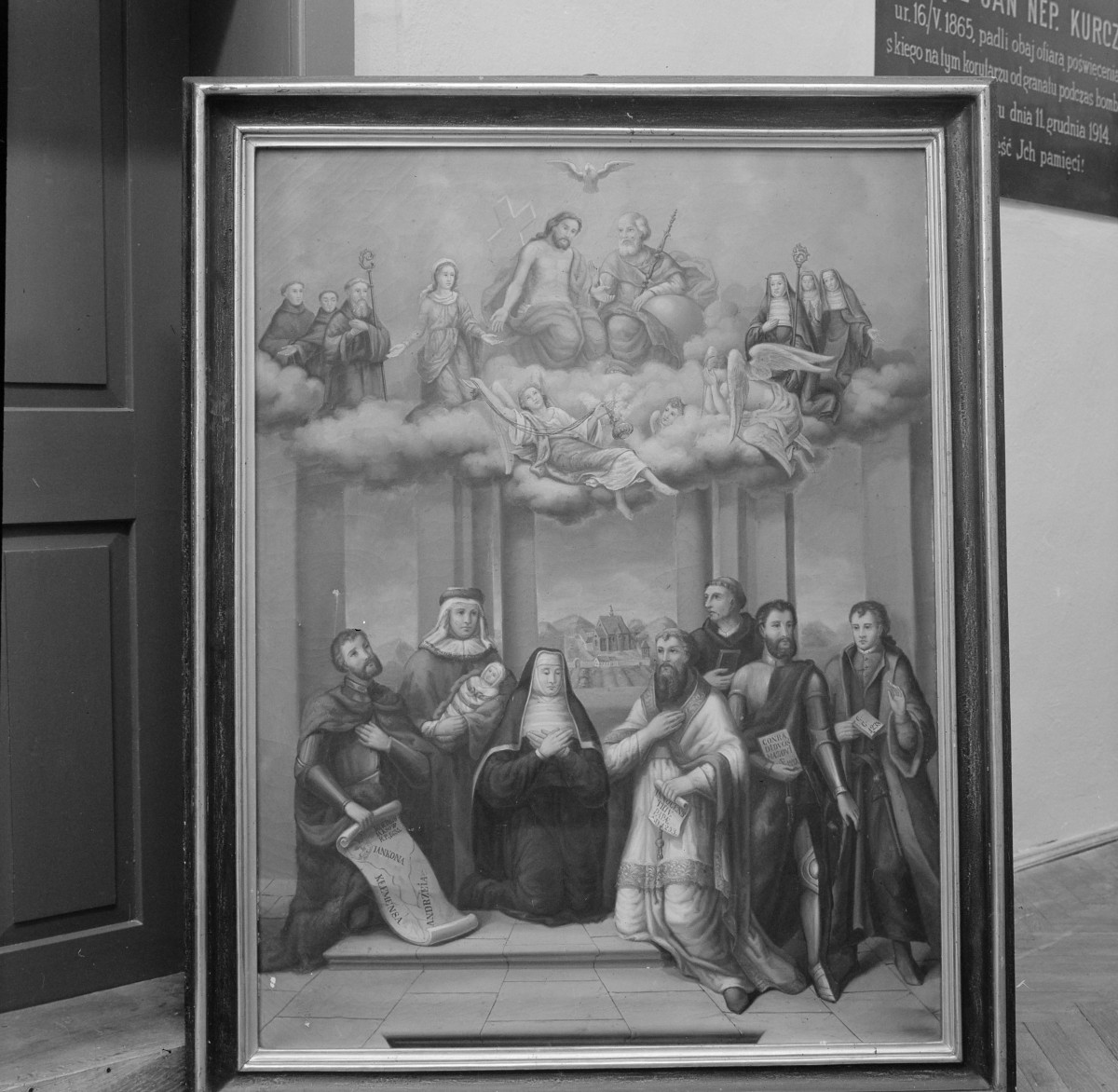 klasztor ss. Mniszek Benedyktynek - zbiory - obraz fundatorzy klasztoru, skan 1