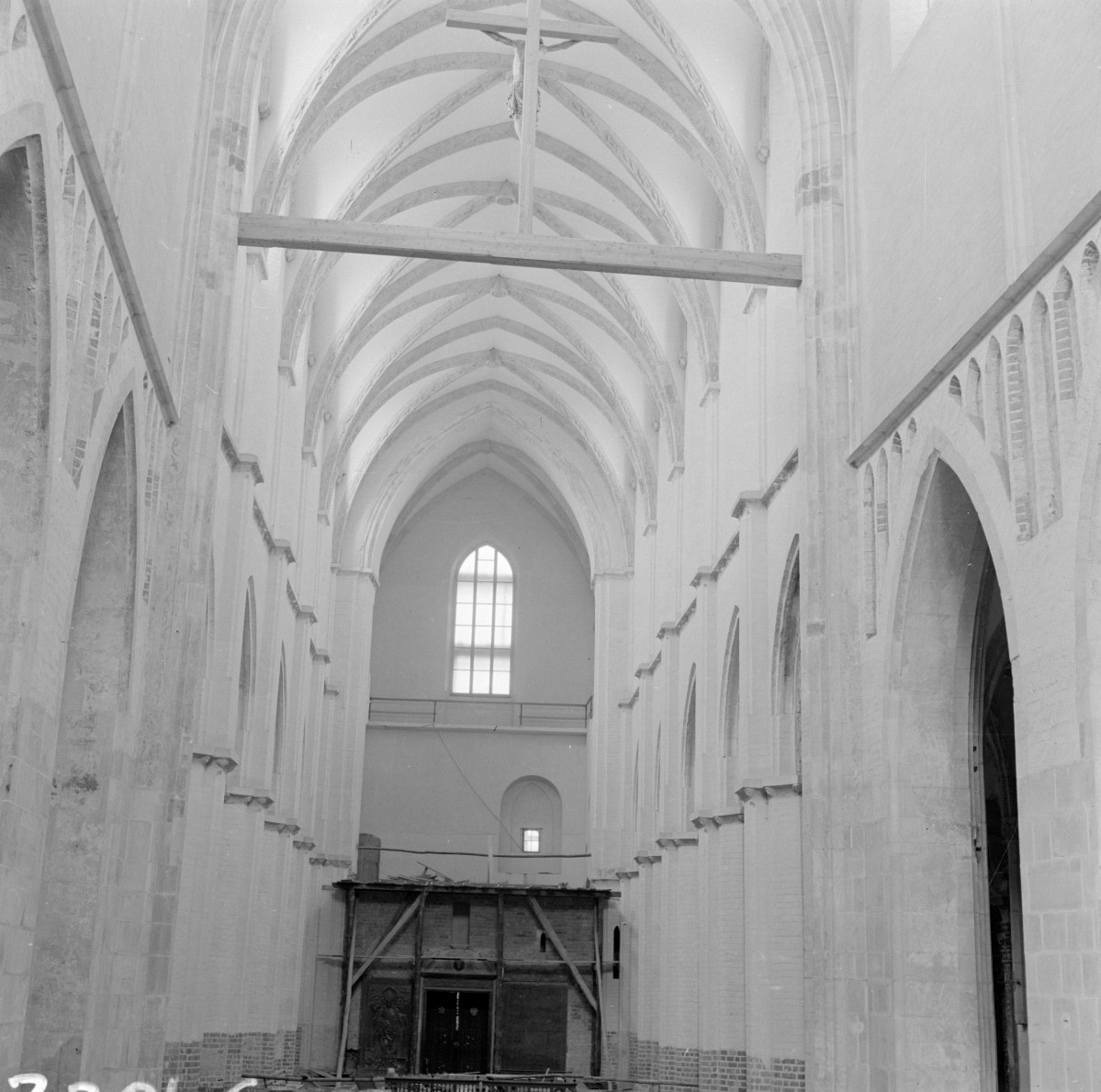 katedra - nawa główna, arkady, sklepienie, skan 1