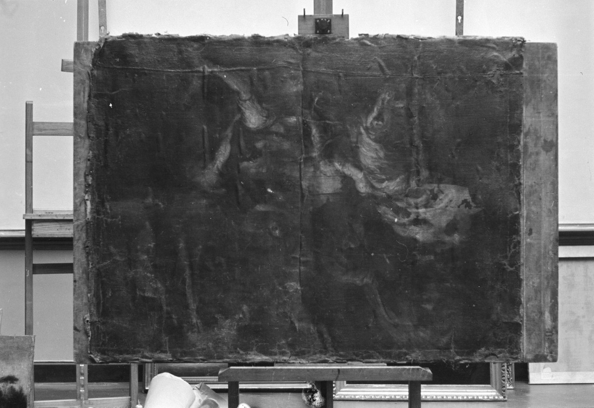 malarz nieznany - nawrócenie św. Pawła, olej na płótnie, Muzeum Narodowe w Warszawie, skan 1