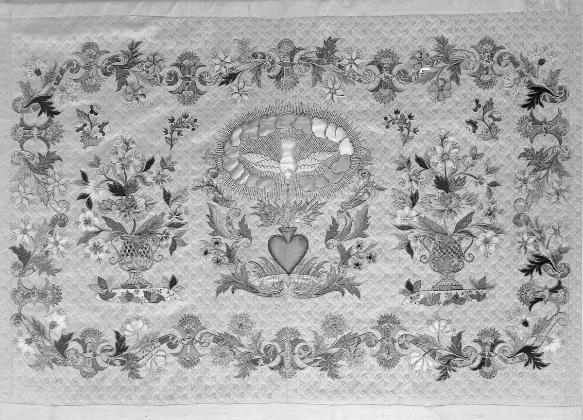 Kościół pw. Wniebowzięcia NMP i Świętego Józefa - antepediumm z gołębicą , skan 1