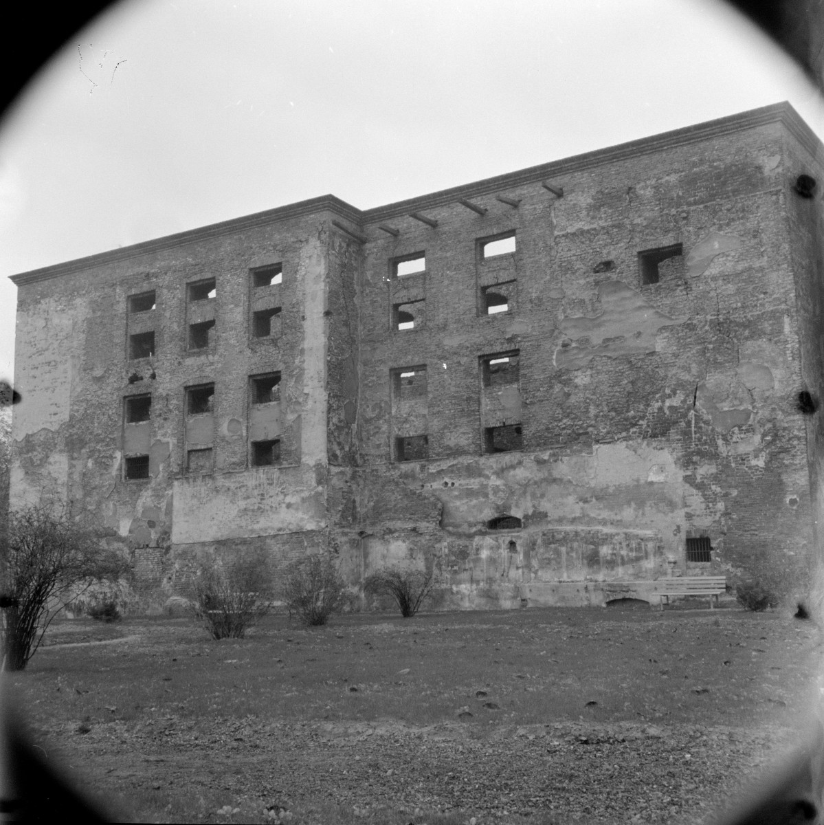 zamek Piastów Śląskich - elewacja płn., skan 1