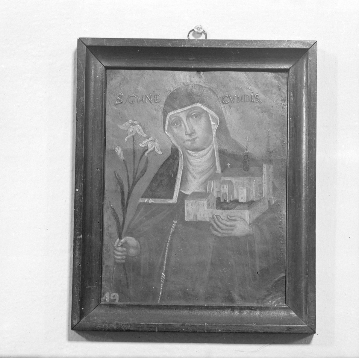 klasztor ss. Mniszek Benedyktynek - zbiory - obraz św. Kingi XVIII w., skan 1