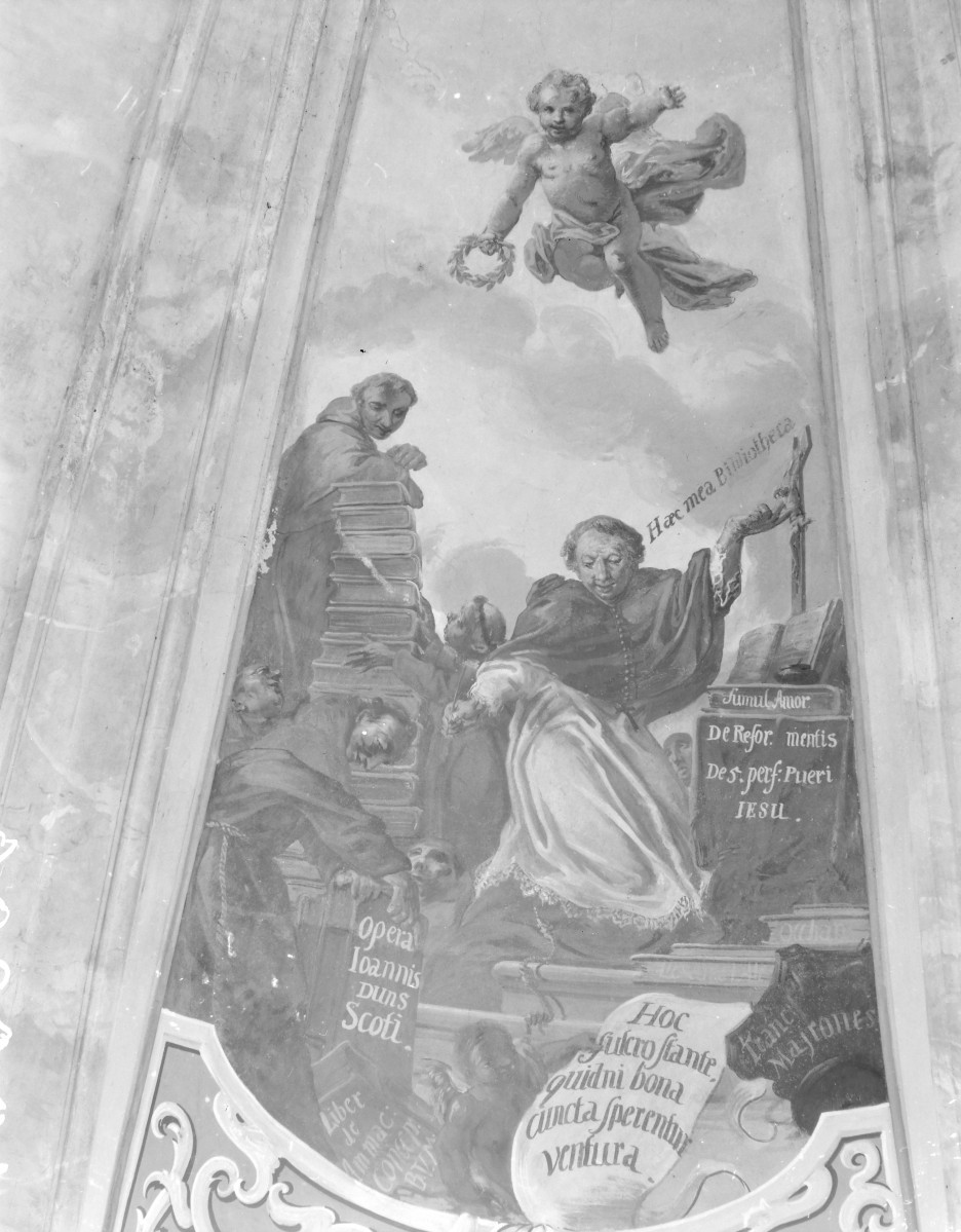 Kościół pw. NMP i św. Mikołaja - fragment polichromii, skan 1
