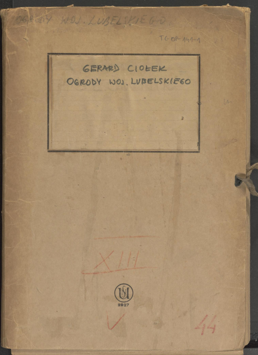 Gerard Ciołek - ogrody woj. lubelskiego, skan 1