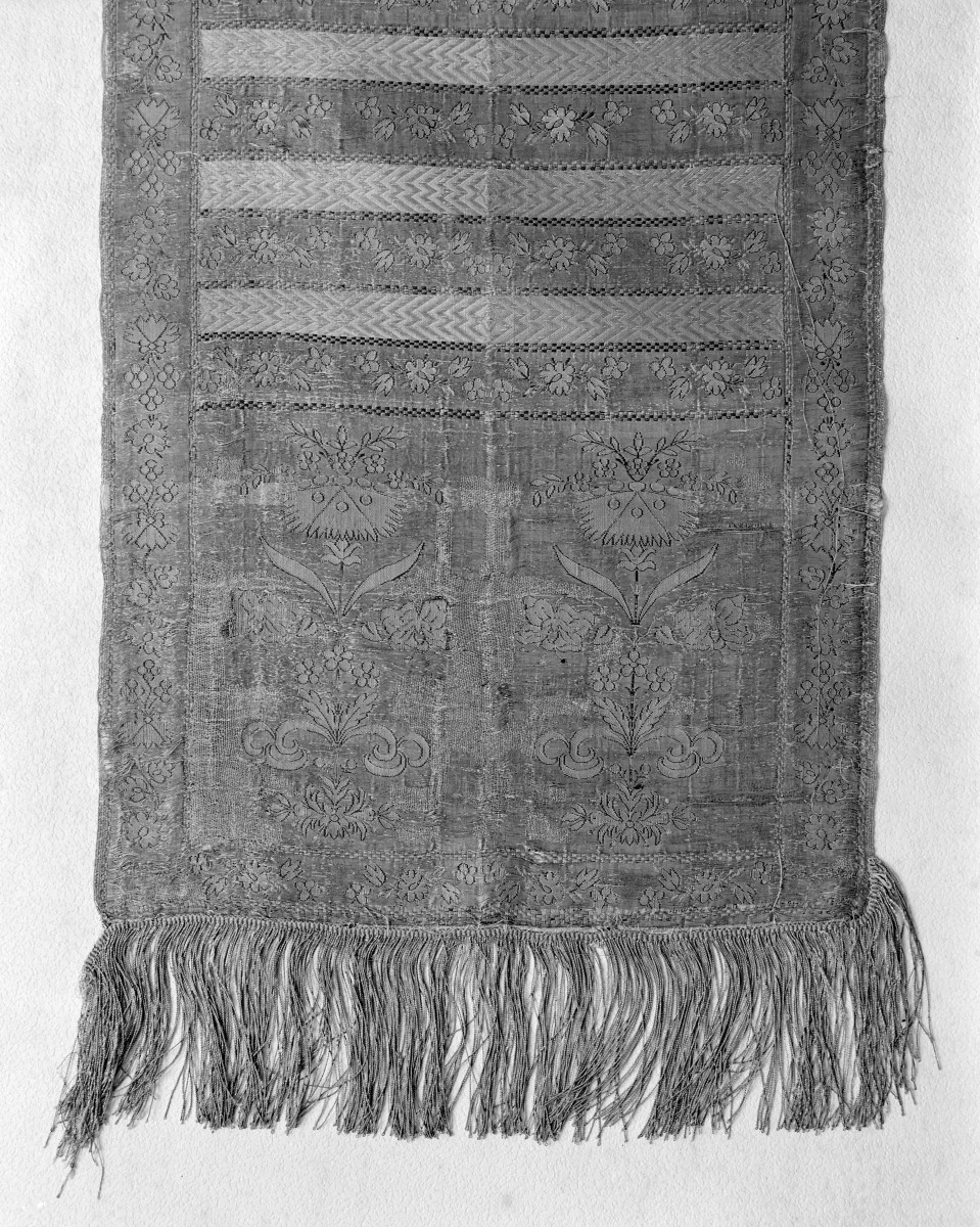 Zamek Królewski - zbiory - pas lity dwustronny - Warszawa lub Lipków / Paschalis Jakubowicz 1788 - 1790 rok/ - głowa i wciąża /fragment/ - awers, skan 1