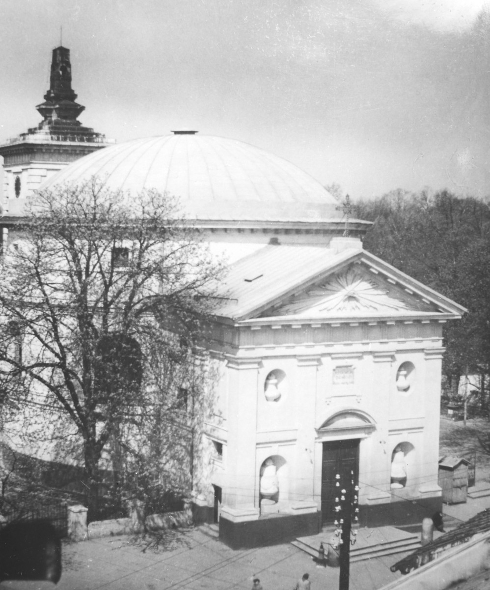 kościół parafialny pw. św. Jakuba - elewacja zachodnia, skan 1
