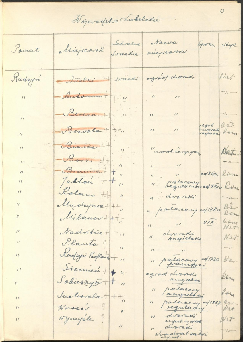 rejestr - województwo Lubelskie, skan 13