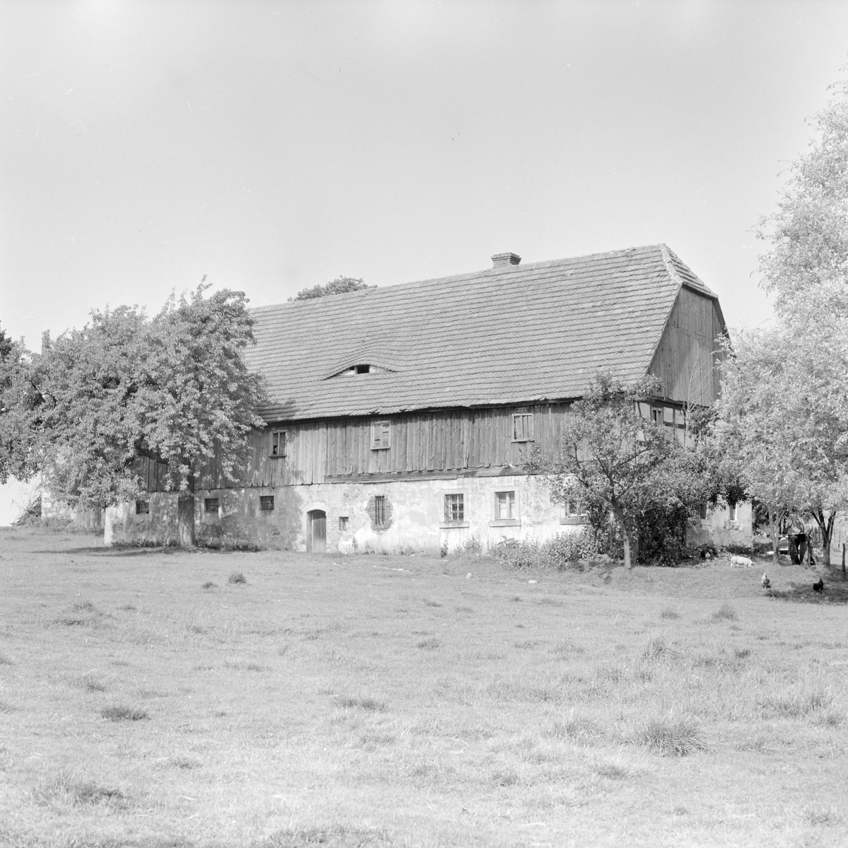 dom nr. 336 z 1823 r - elewacja ogrodowa, skan 1