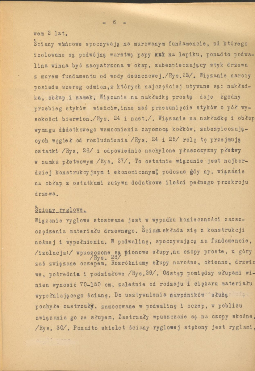 Drzewo w budownictwie wiejskim 1946 - instrukcja do poradnika budowlanego, skan 9
