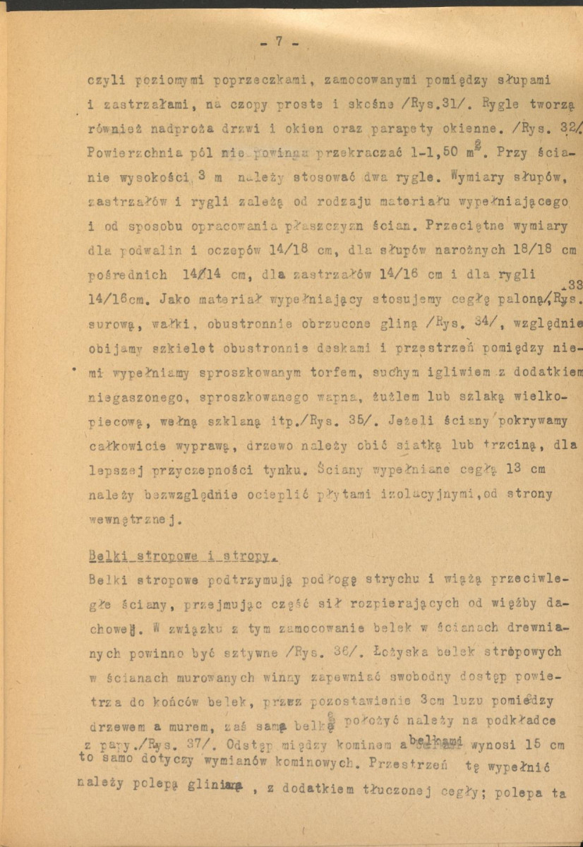 Drzewo w budownictwie wiejskim 1946 - instrukcja do poradnika budowlanego, skan 10