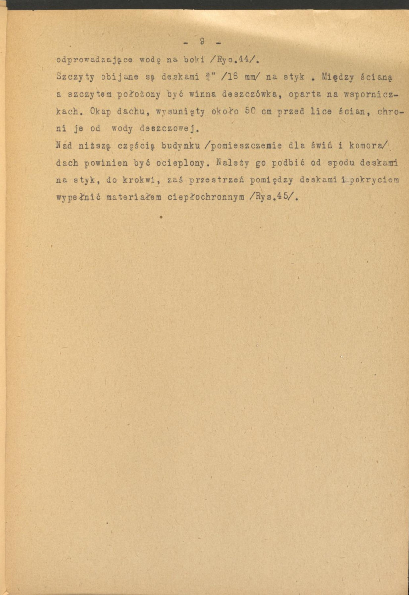 Drzewo w budownictwie wiejskim 1946 - instrukcja do poradnika budowlanego, skan 12