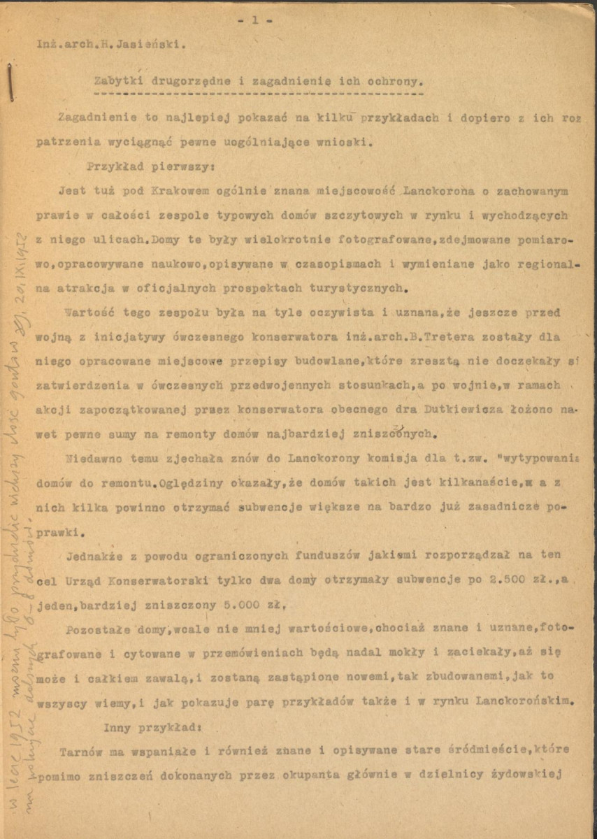 list i artykuły w sprawie skansenów, skan 15