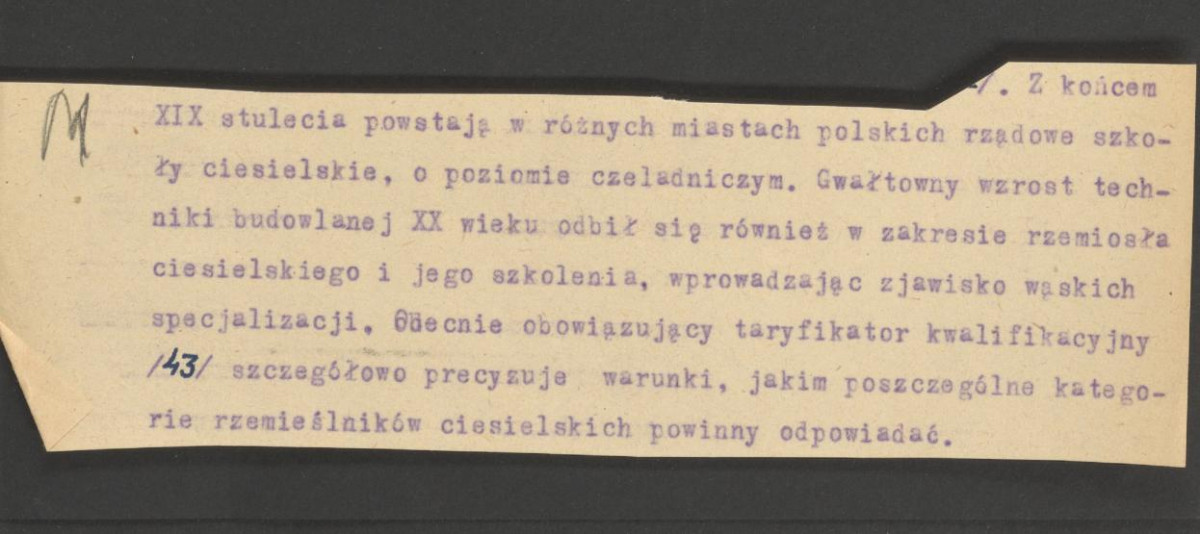 ciesielstwo; rozdziały do pracy F. Kopkowicza; rozdział I, skan 37