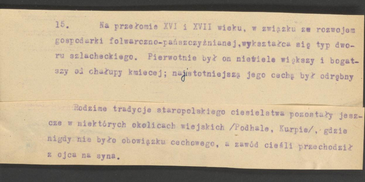 ciesielstwo; rozdziały do pracy F. Kopkowicza; rozdział I, skan 39
