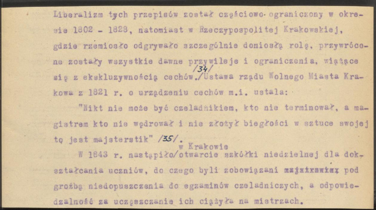 ciesielstwo; rozdziały do pracy F. Kopkowicza; rozdział I, skan 43
