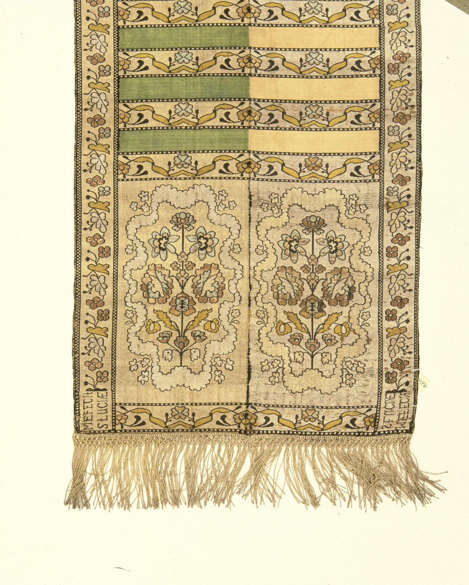 Muzeum Narodowe  - zbiory - pas lity czterostronny - Słuck /Jan Madżarski 1767 - 1780 rok/ - głowa i wciąża /fragment/ - awers, skan 1