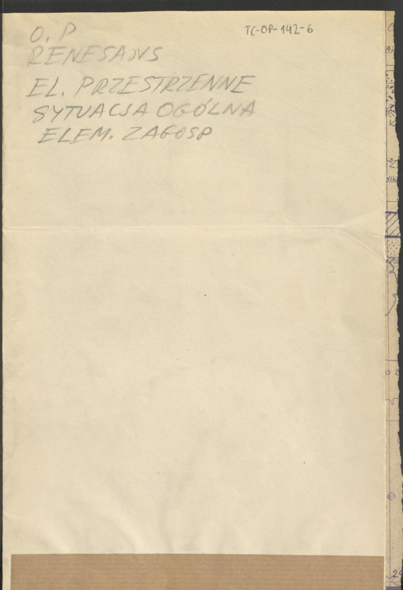 el. przestrzenne; sytuacja ogólna; elem. zagosp., skan 1