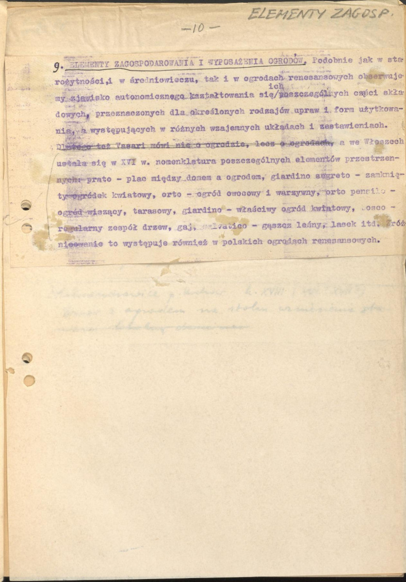 el. przestrzenne; sytuacja ogólna; elem. zagosp., skan 7