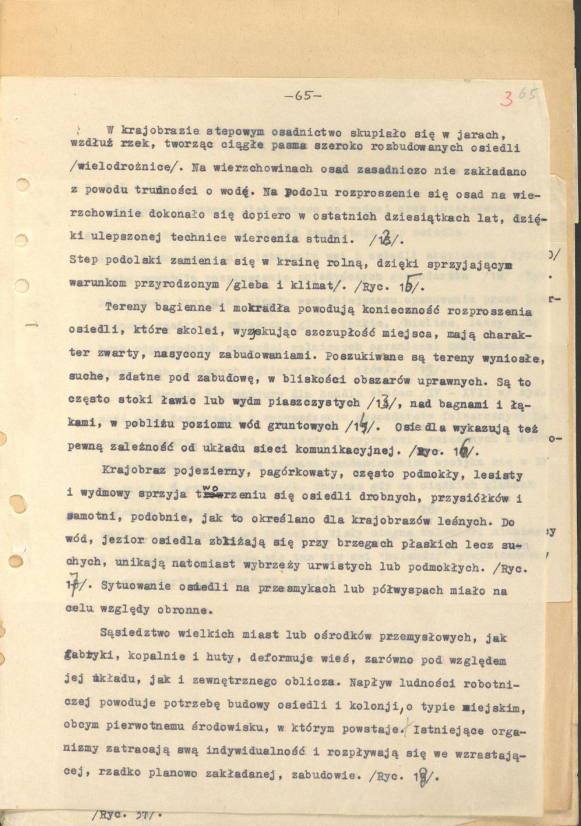 Regionalizm w budownictwie wiejskim w Polsce; praca doktorska; fragment cz. III rozdz. 5, skan 8