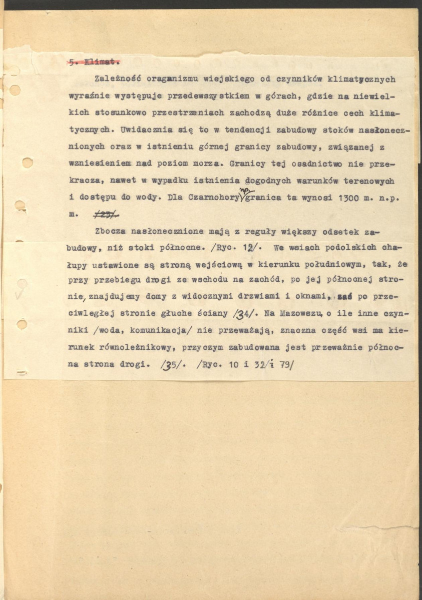 Regionalizm w budownictwie wiejskim w Polsce; praca doktorska; fragment cz. III rozdz. 5, skan 12