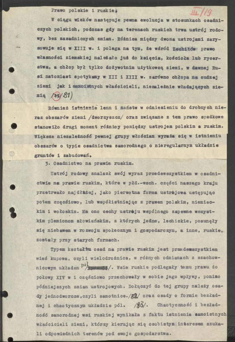 Regionalizm w budownictwie wiejskim w Polsce; praca doktorska; fragment cz. III rozdz. 5, skan 15